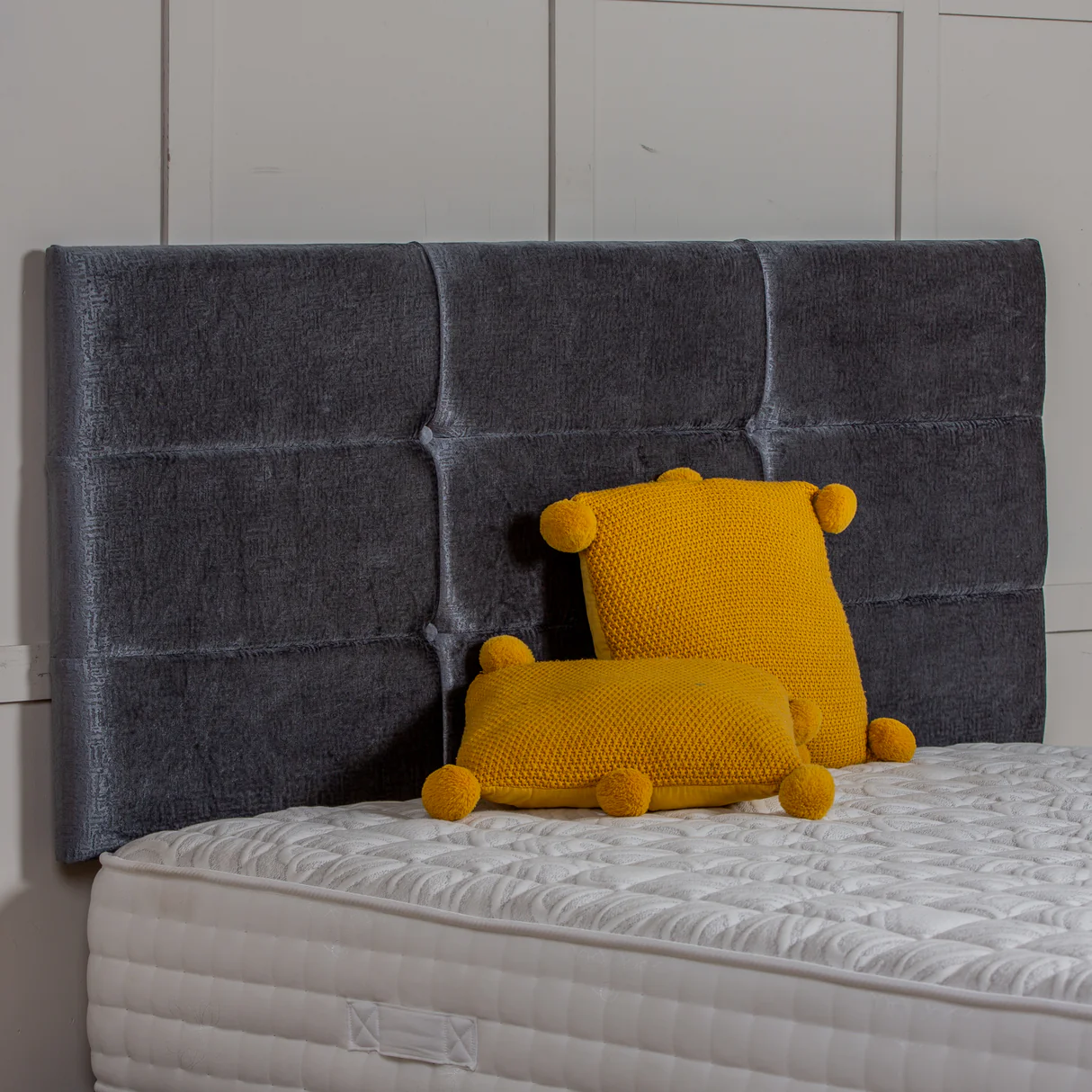 Marbella Divan Bed Set with Headboard UK - Side view of premium divan from CESS Furniture UK